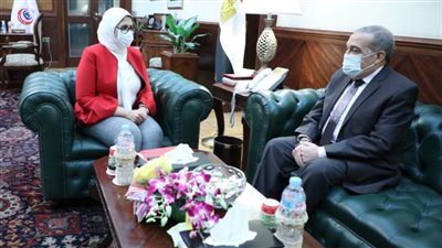 وزيرا الصحة والإنتاج الحربي يناقشان مشروع الميكنة بمنظومة التأمين الصحي الشامل