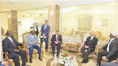 أسامة ربيع يستقبل وفداً دبلوماسياً رفيع المستوى برئاسة مساعد وزير الخارجية  