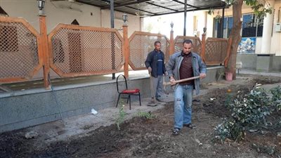 حي شرق يبدأ حملة للنظافة والتجميل بقصر ثقافة سوهاج