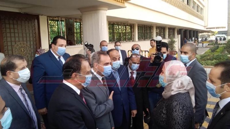 وزيرة التضامن تصل