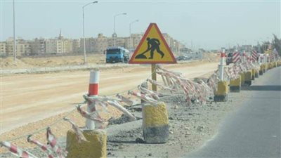 غلق جزئي لطريق الواحات بالاتجاهين لمدة يومين