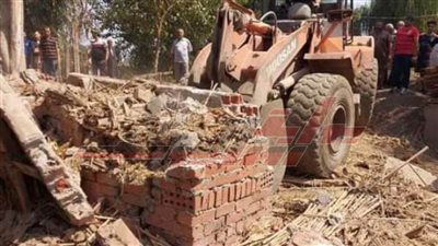 إزالة فورية  لـ89  حالة تعدِ على الأراضي الزراعية بالمنوفية