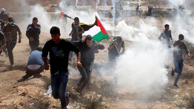 إصابة عشرات الفلسطينيين بالاختناق خلال قمع الاحتلال مسيرة مناهضة للاستيطان