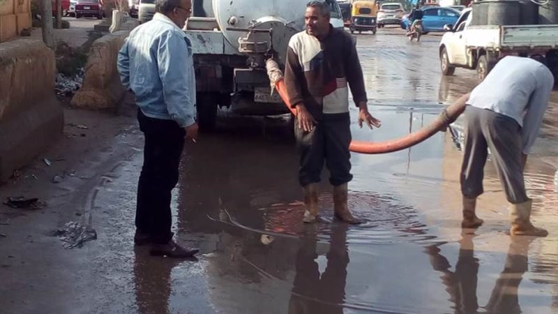 رفع مياه الأمطار