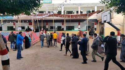 توافد المواطنين للتصويت في الانتخابات البرلمانية بالدقهلية