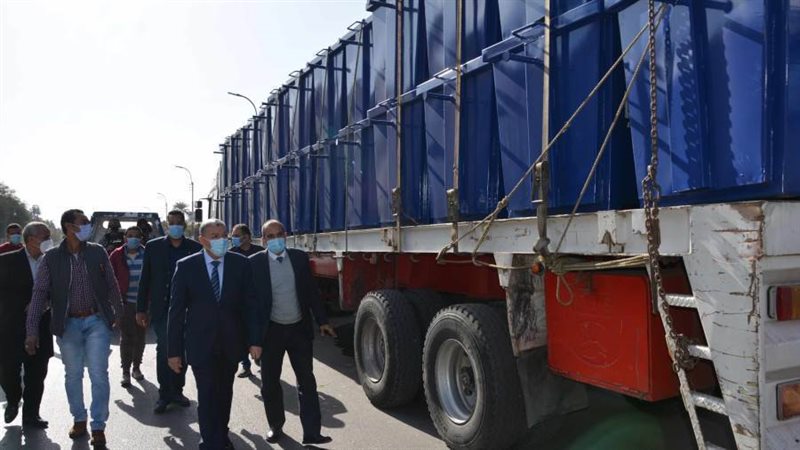 حاويات قمامة جديدة