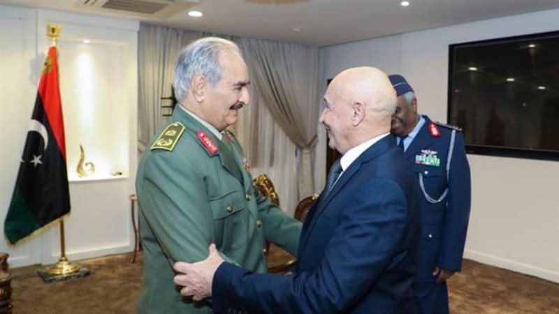 عقيلة صالح وحفتر