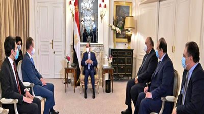 الرئيس السيسي يعرب عن تطلع مصر لمواصلة التعاون مع مجموعة 