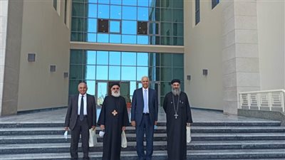 جامعة العلمين تستقبل وفد الأقباط الأرثوذكس