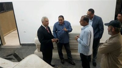 رئيس جامعة العريش يتابع سير العمل في المدن الجامعية