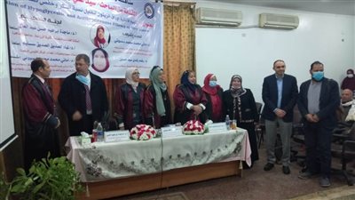 أوراق الزيتون.. أول رسالة دكتوراه بمعهد دراسات علوم المسنين.. (صور)