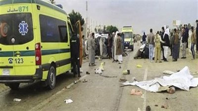  إصابة 25 شخصًا في حادث تصادم بالوادي الجديد