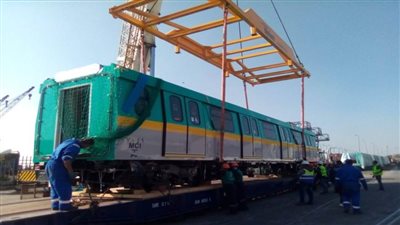 وصول خامس قطار مترو أنفاق مكيف للخط الثالث للمترو