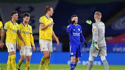 ليستر سيتي يفوز على برايتون ويناطح توتنهام وليفربول على صدارة البريميرليج