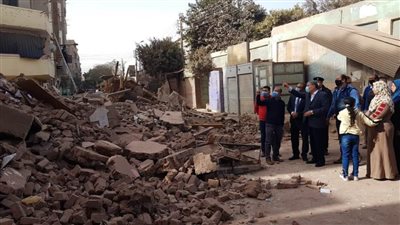 انهيار منزل من ٤ طوابق دون خسائر بشرية 