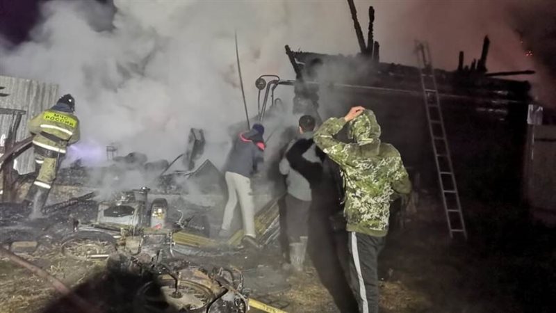 حريق بمبنى شكيريا