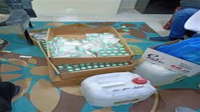 مباحث التموين تضبط مصنع تعبئة خل ومايونيز من خامات مجهولة