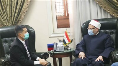 مفتي الجمهورية يستقبل السفير التايلاندي لبحث أوجه تعزيز التعاون الديني