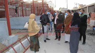 سكرتير عام المنوفية يتفقد بعض المشروعات الخدمية بالباجور
