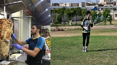 زميل حمدي فتحي.. لاعب كرة قدم نهارًا وشيف مساءً من أجل لقمة العيش