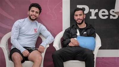 بعد إصابته في الكتف.. أول ظهور لناصر ماهر في الأهلي