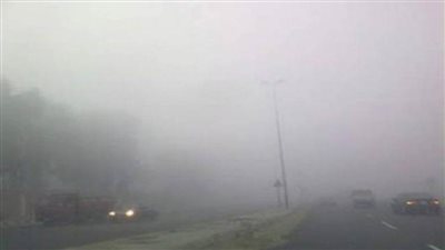 إغلاق طريق السويس بسبب الشبورة