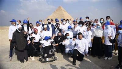 مسيرة بالهرم من أجل الدمج لذوي الإعاقة 