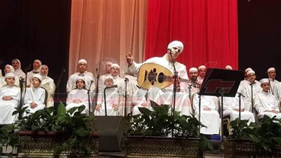 الشيخ محمود التهامي يبدع ويطرب جمهور دار الأوبرا المصرية