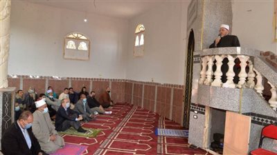 سكرتير عام أسيوط يفتتح مسجد النور بقرية البورة