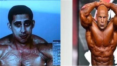 بيج عيد يهنئ بيج رامي ببطولة مستر أوليمبيا