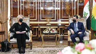 رئيس كردستان يجتمع مع هينس للمناقشة الوضع في العراق