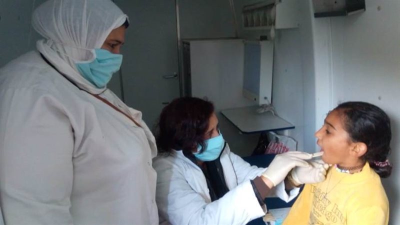 قافلة طبية بقرية