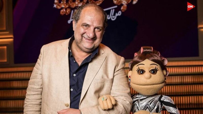 خالد الصاوي مع أبلة