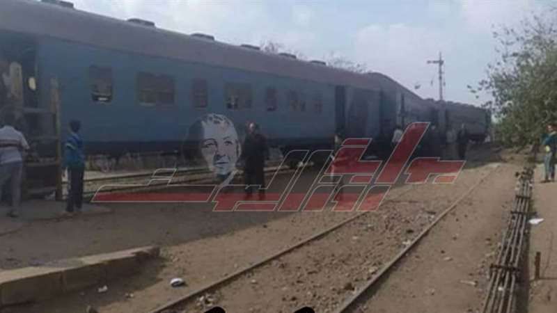 خروج قطار عن القضبان