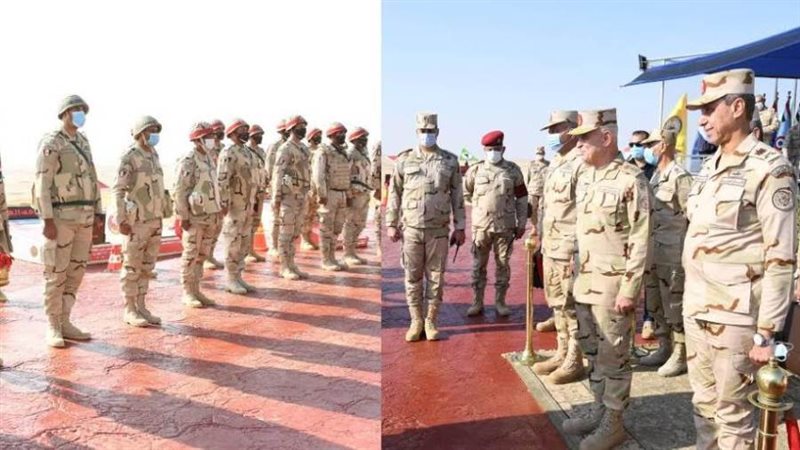 رئيس الأركان يستعرض