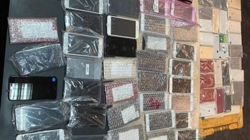 تهريب هواتف محمولة