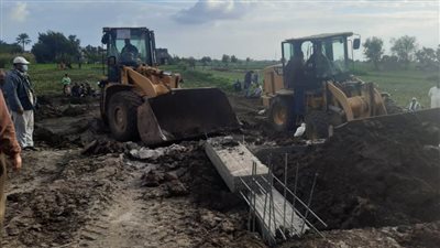 إزالة 8 حالات تعدٍ على الأراضى الزراعية بالبحيرة