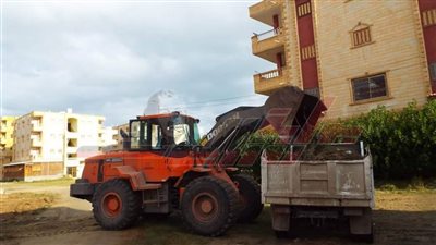 رفع 1767 طن مخلفات بكفر الشيخ