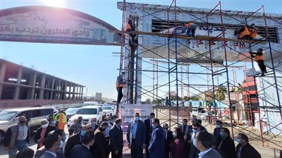 وزير التنمية المحلية و محافظ البحيره يتفقدان مسار العائلة المقدسة بوادي النطرون