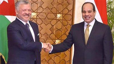 الرئيس السيسي وعاهل المملكة الأردنية الهاشمية يبحثان تطورات القضية الفلسطينية والعلاقات الثنائية