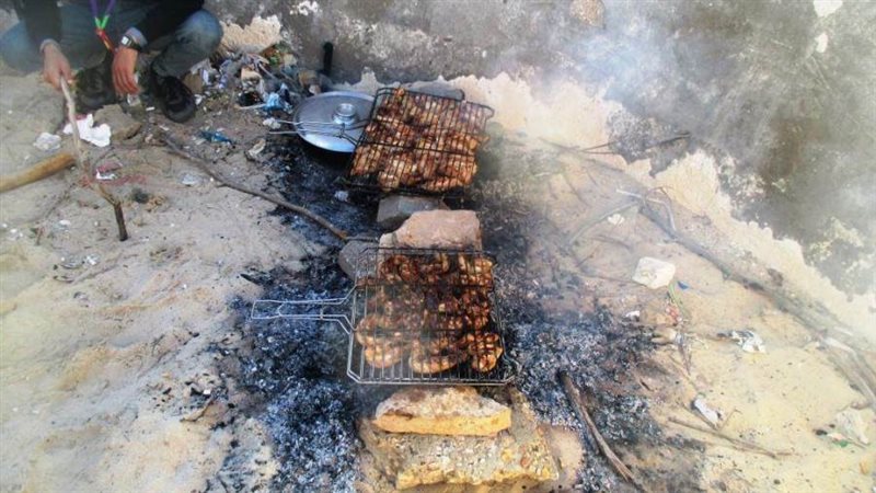 أثناء تجهيز الطعام