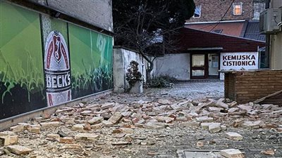 زلزال قوي بشدة 6.3 درجة يضرب كرواتيا