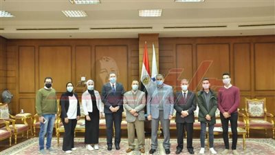 الدسوقي يلتقي أعضاء مجلس اتحاد طلاب جامعة كفر الشيخ