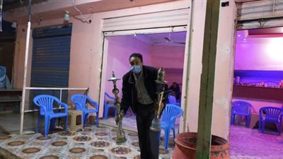 مصادرة ٣٠ شيشة فى حملة مكبرة بكوم حمادة 