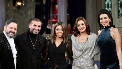 أحمد سعد وخطيبته وبشرى ضيوف إدوارد ونانسي مجدي في القاهرة اليوم.. (صور)