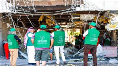 البرنامج السعودي لتنمية وإعمار اليمن يستنفر في مطار عدن بعد الاعتداء الإرهابي