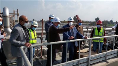 محافظ البحيرة يتفقد مشروع صرف صحي البريجات بمركز كوم حمادة