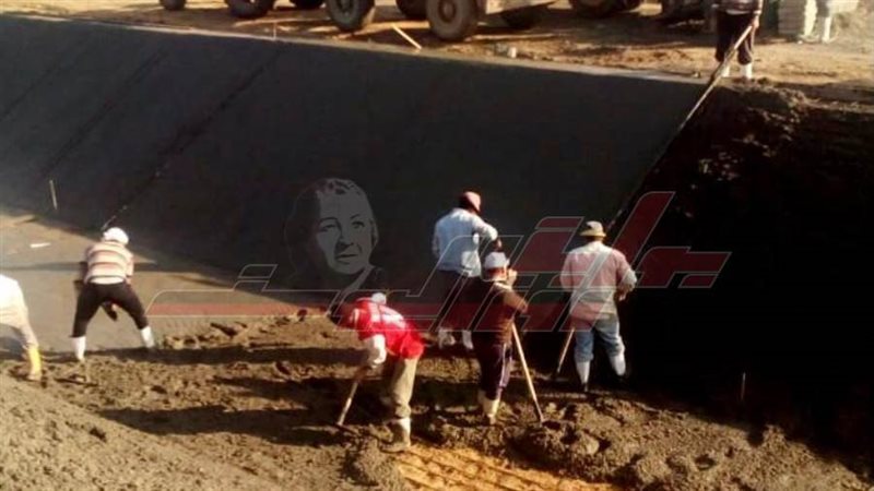 تبطين الترع