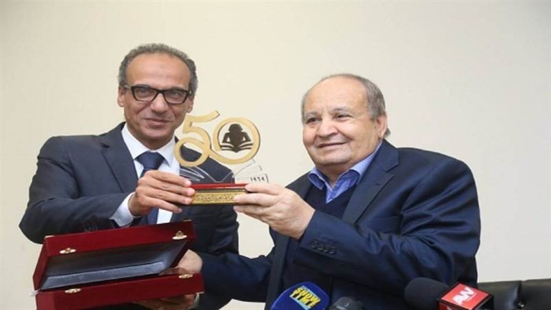 وحيد حامد خلال تكريمه