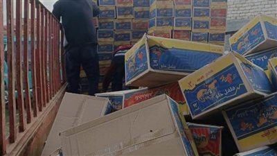 التحفظ  57 ألف كيس بطاطس منتهية الصلاحية بالبحيرة